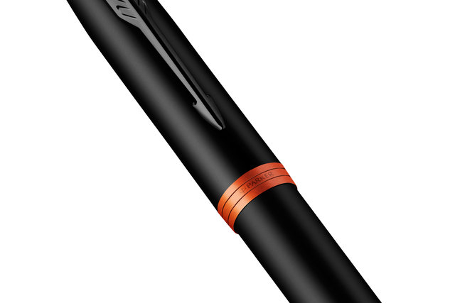 Rollerpen Parker IM black orange vibrant ring fijn