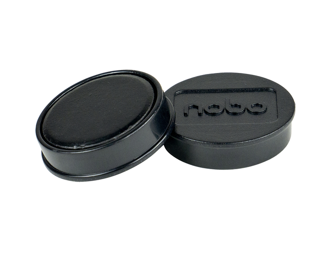 Magneet Nobo 32mm 800gr zwart 10 stuks