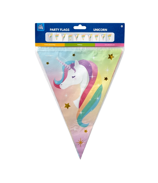 Party Flags foil Unicorn