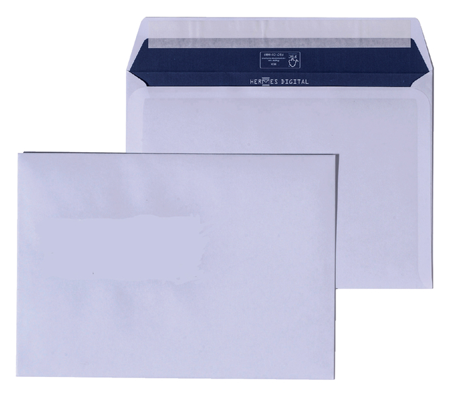 Envelop Hermes bank EA5/6 110x220mm gegomd wit doos à 500 stuks