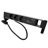 Plenty Prolink Desktop PDU 3 x Type F met 2 x USB lader 4.2 A en leeg module