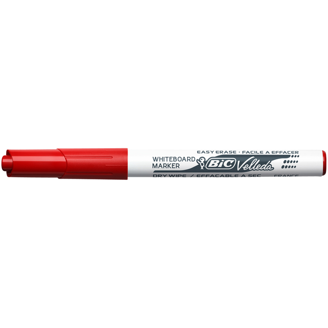 Viltstift Bic Velleda 1741 whiteboard rond medium rood