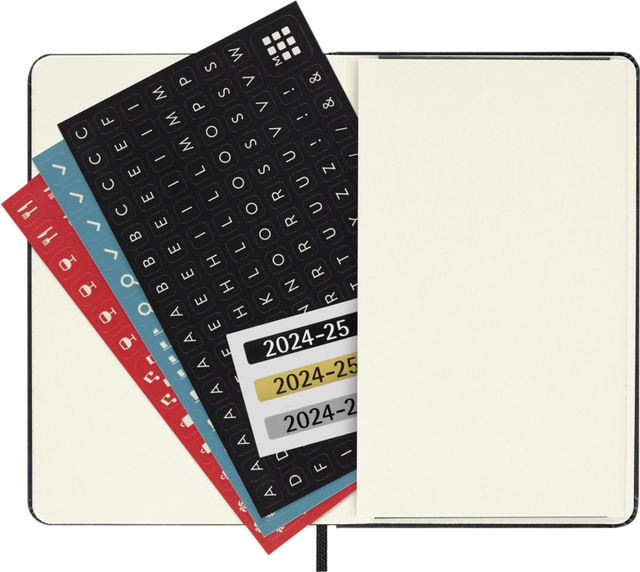 Agenda 2024/2025 Moleskine 18M Planner Weekly 7dagen/1pagina pocket hc black