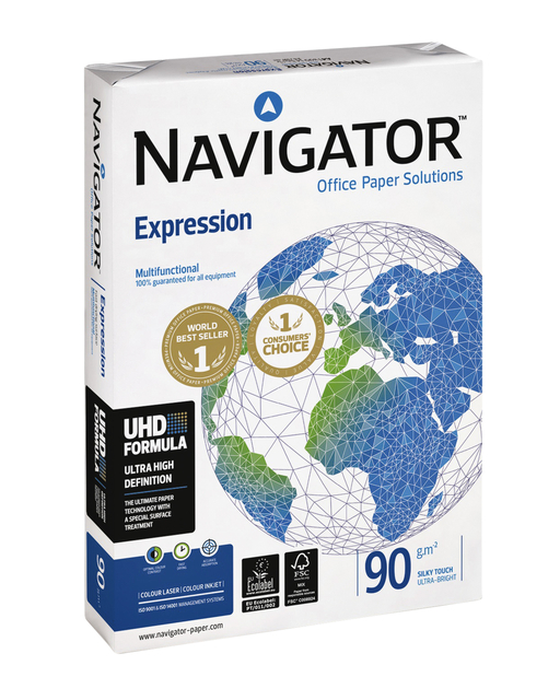 Kopieerpapier Navigator Expression A3 90gr wit 500 vel