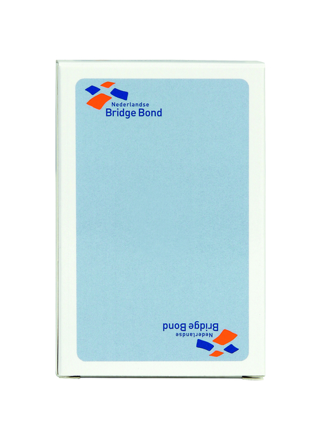 Speelkaarten bridgebond blauw