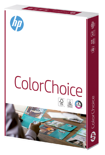 Kleurenlaserpapier HP Color Choice A4 90gr wit 500vel