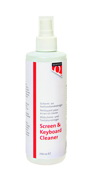 Reinigingsspray scherm/toetsenbord Quantore 250ml