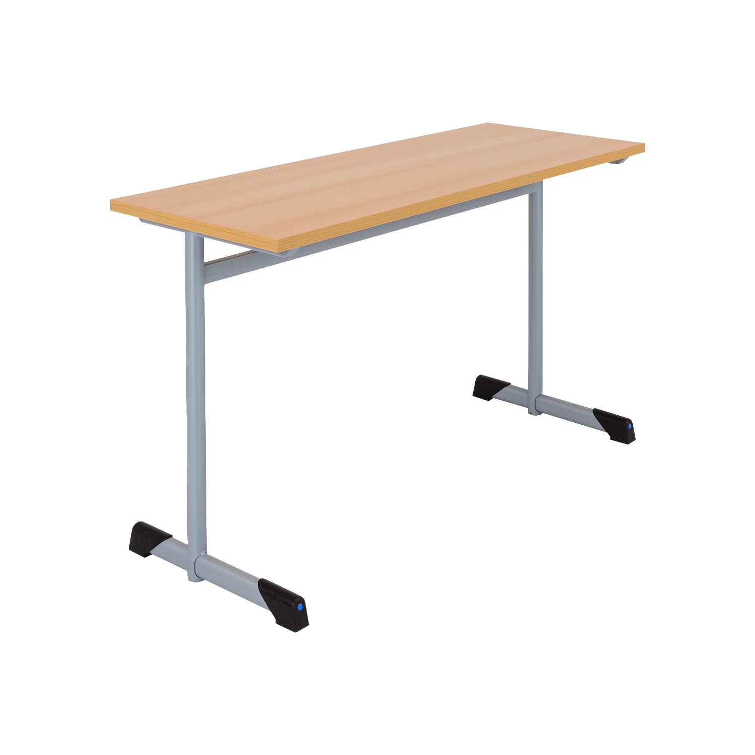 Tweepersoons studententafel, model 3420, melamine tafelblad met ABS rand