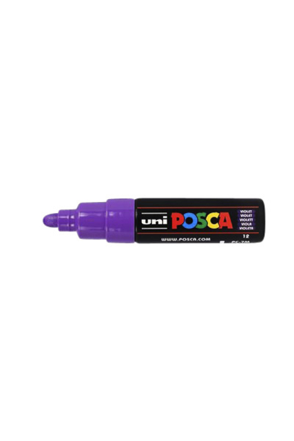 Verfstift  Posca PC7M breed paars