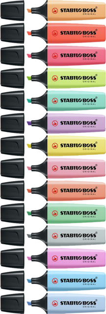 Markeerstift STABILO BOSS Original 70/140 pastel zacht koraalrood