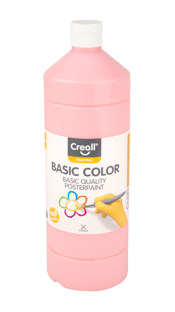 Plakkaatverf Creall basic roze 1000ml