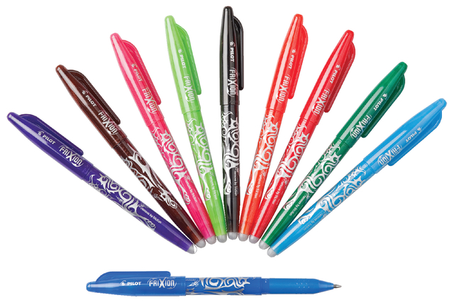 Rollerpen PILOT friXion medium assorti blister à 3 stuks