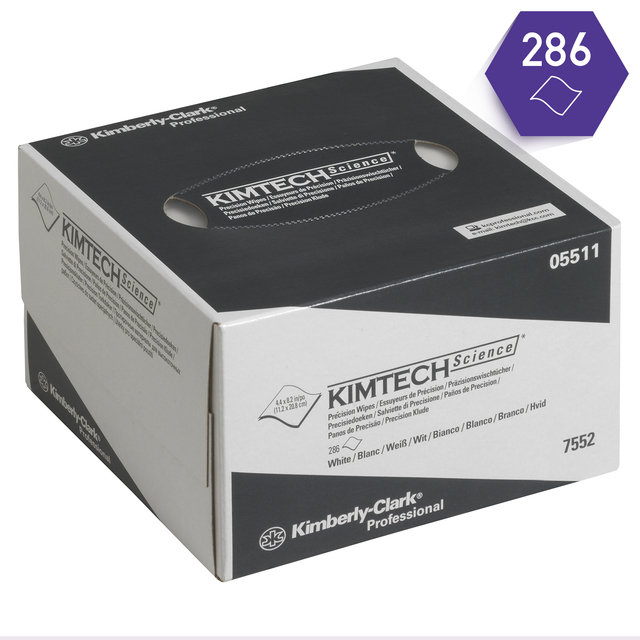 Reinigingsdoekjes KIMTECH SCIENCE 1-laags 30x286vel wit