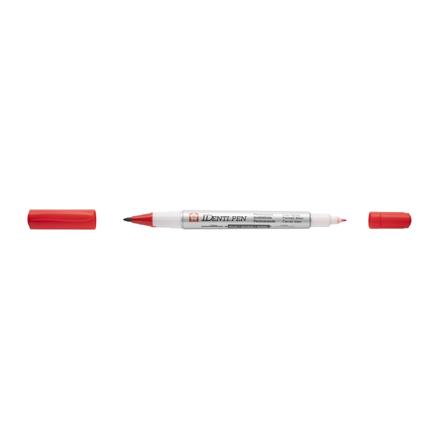 Viltstift Sakura IDenti-pen multifunctioneel rood