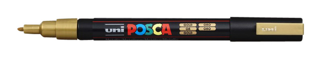 Verfstift Posca PC3M fijn goud