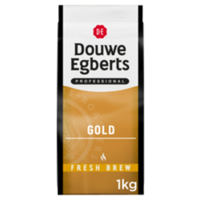 Koffie Douwe Egberts Fresh Brew Gold voor automaten 1kg