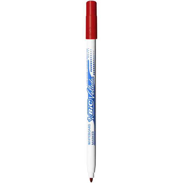 Whiteboardmarker Bic Velleda 1721 rond fijn rood