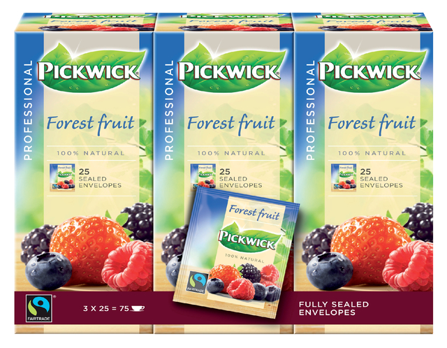 Thee Pickwick Fair Trade forest fruit 25x1.5gr