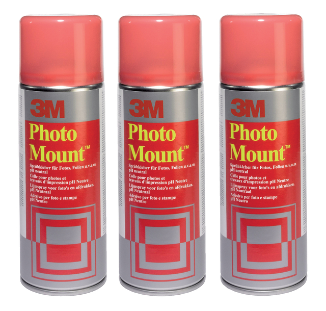 Lijmspray 3M foto mount spuitbus 400ml