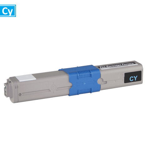 Huismerk toner - Oki (Cartridge) 44973535 compatibel, cyaan