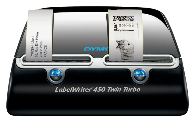 Labelprinter Dymo LabelWriter 450 Twin Turbo desktop zwart