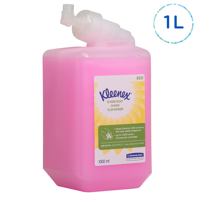 Handzeep Kleenex vloeibaar roze 1000ml 6331