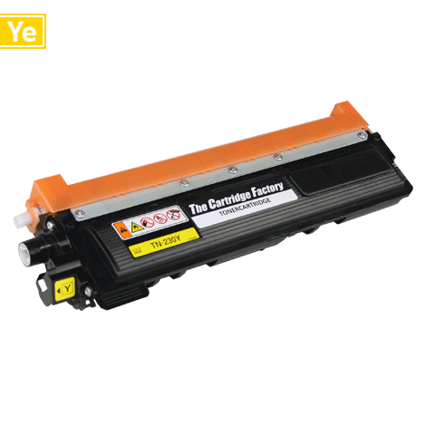 Huismerk Toner - Brother TN-230Y compatibel, geel