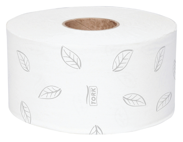 Toiletpapier Tork T2 Premium jumbo klein 3-laags 120m wit 110255