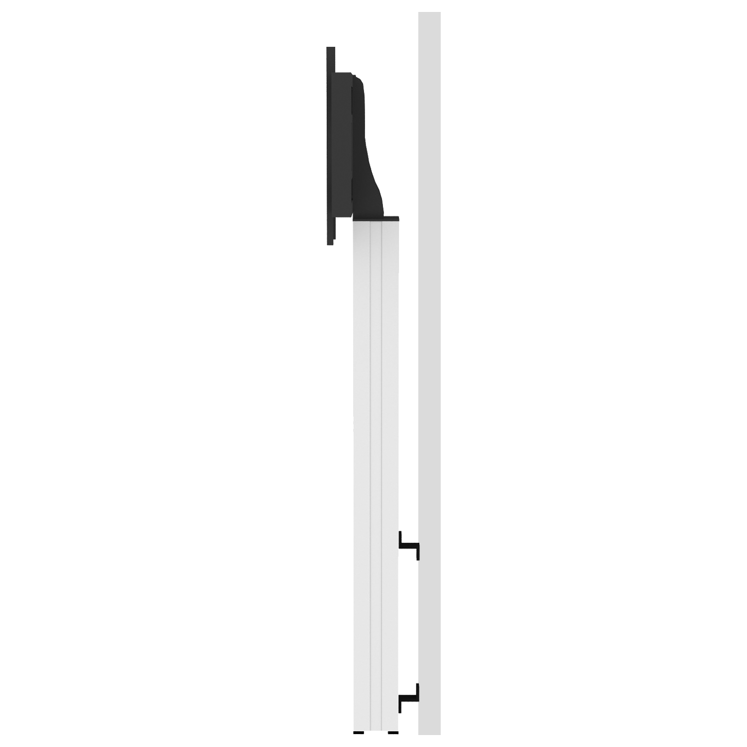 Vaste TV standaard 195 cm voor 42 tot 100 inch schermen voor wandmontage