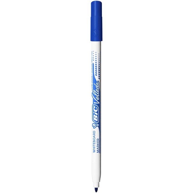 Viltstift Bic Velleda 1721 whiteboard rond fijn blauw