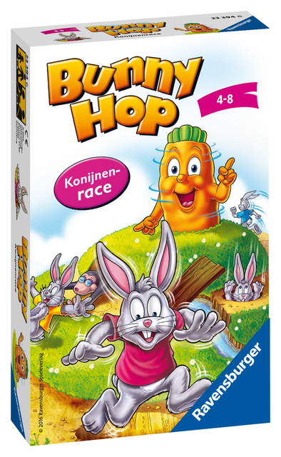 Spel Ravensburger Bunny Hop konijnenrace