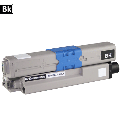 Huismerk toner - Oki (Cartridge) 44469803 compatibel, zwart