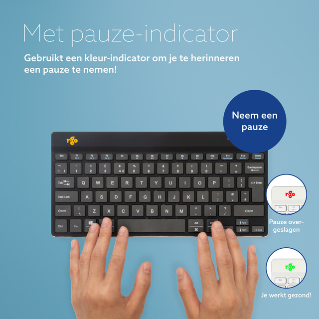 Toetsenbord R-Go Ergonomisch Compact Break QWERTY