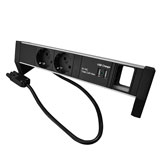 Plenty Prolink Desktop PDU 2x Type F met 2x USB lader en leeg module