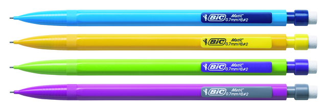 Vulpotlood Bic Matic fun HB  0.7mm blister à 3 stuks