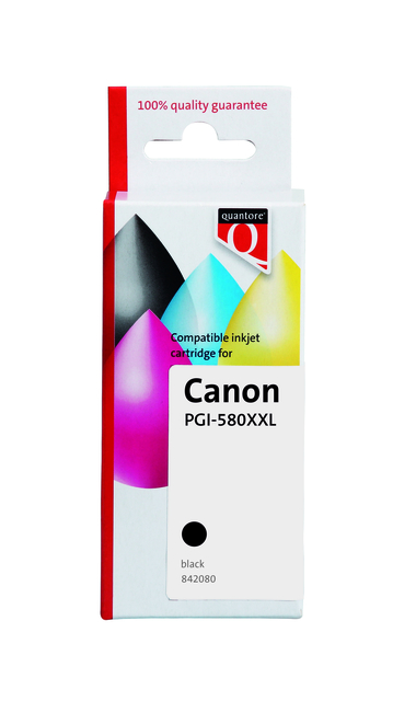 Inktcartridge Quantore alternatief tbv Canon PGI-580XXL pigment zwart