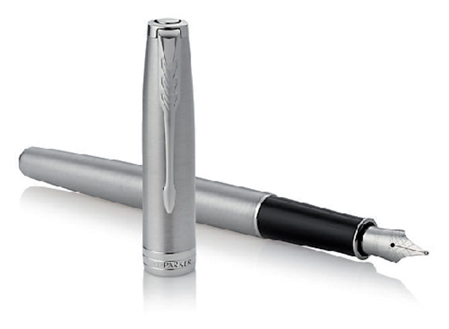 Vulpen Parker Sonnet stainless steel CT fijn