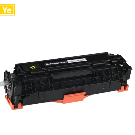 Huismerk Toner - HP 305A (CE412A) compatibel, geel