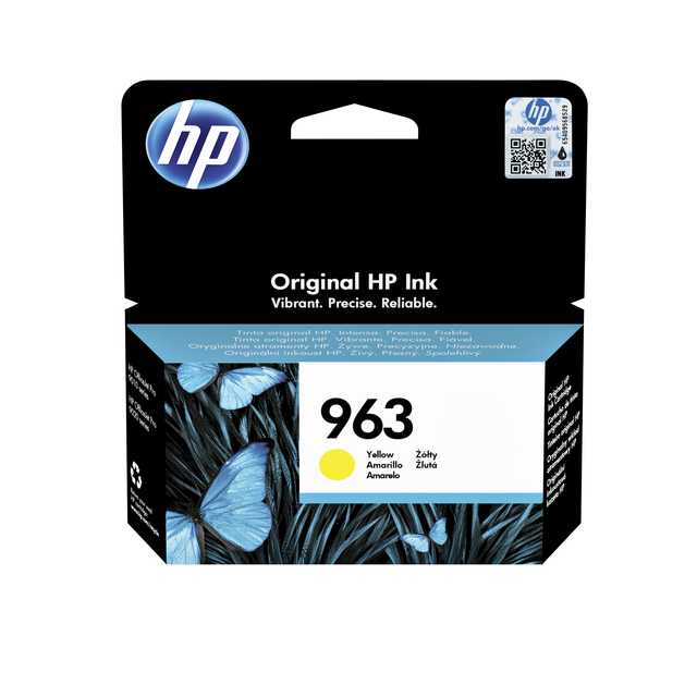 Inktcartridge HP 3JA25AE 963 geel