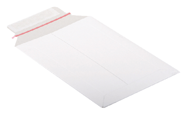 Envelop CleverPack karton A4 240x315mm wit pak à 5 stuks