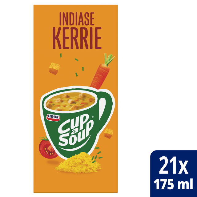 Cup-a-Soup Unox Indiase kerrie 21x175ml