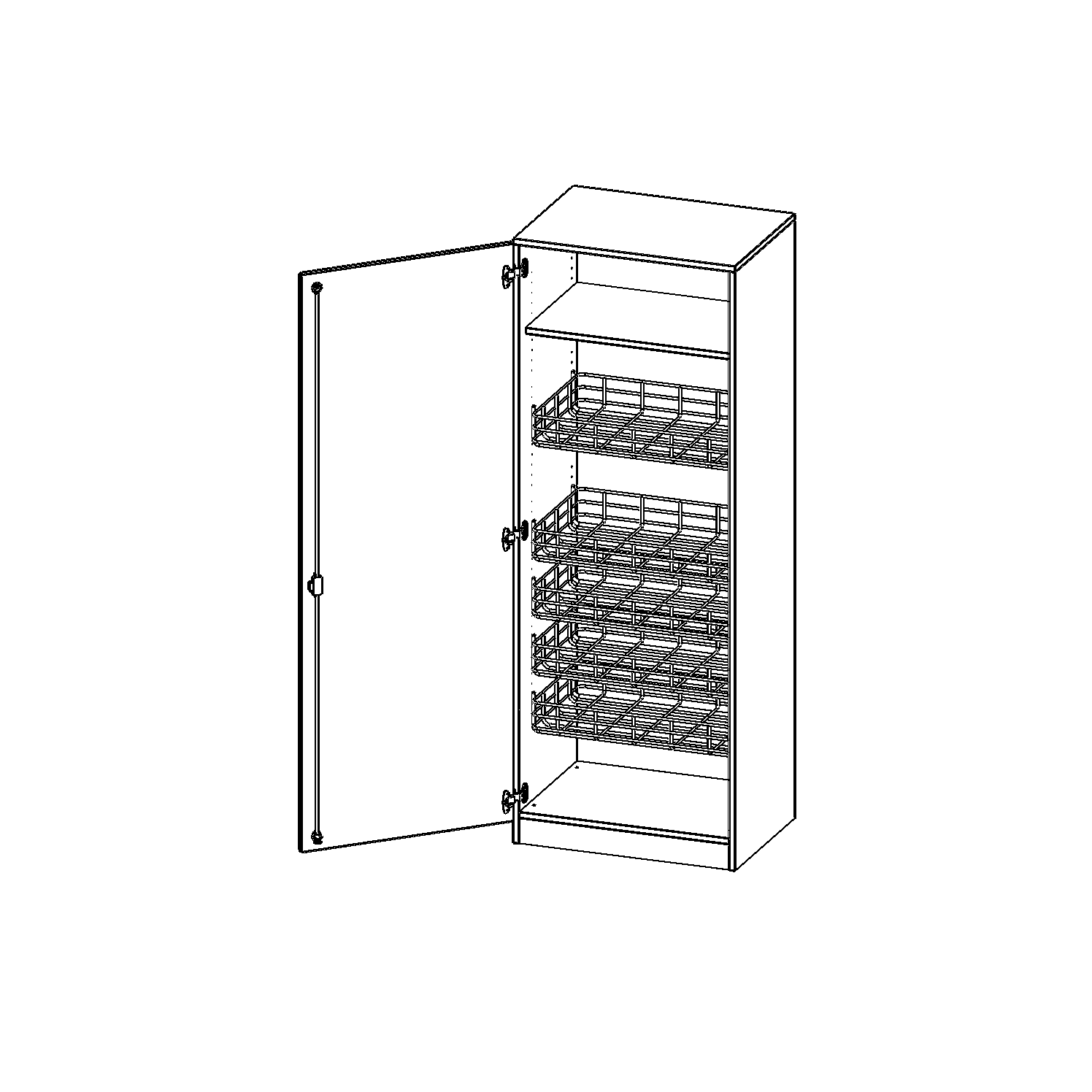 Sportkast, 5 maphoogtes - evo180 serie