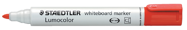 Viltstift Staedtler Lumocolor 351 whiteboard rond rood 2mm