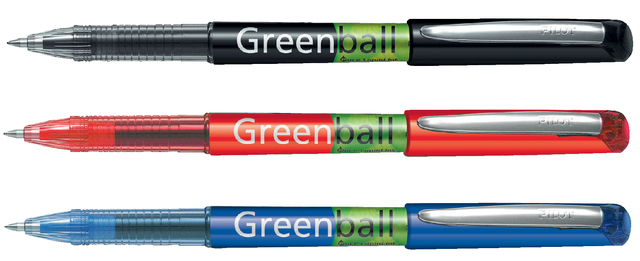 Rollerpen PILOT Greenball Begreen medium rood