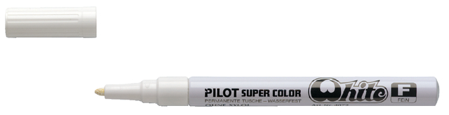 Viltstift PILOT Super Color lakmarker fijn wit