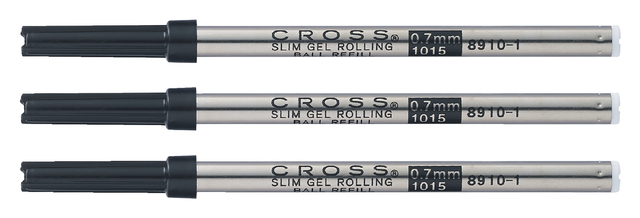 Rollerpenvulling Cross classic century en Click zwart 0.7mm