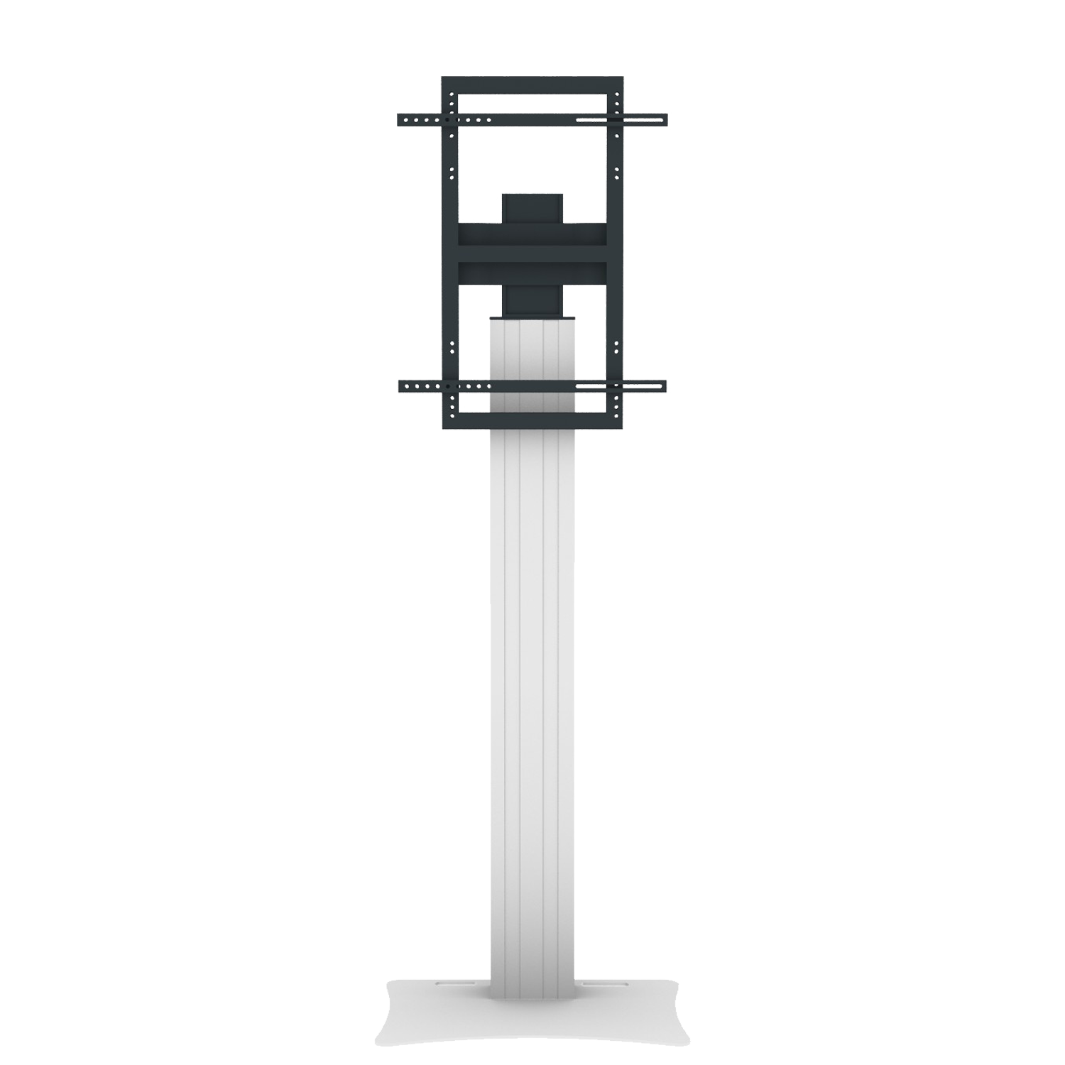 Vrijstaande TV standaard in portret of landschap modus 195 cm voor 42 tot 100 inch schermen