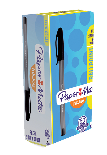 Balpen Paper Mate Inkjoy 100 medium zwart