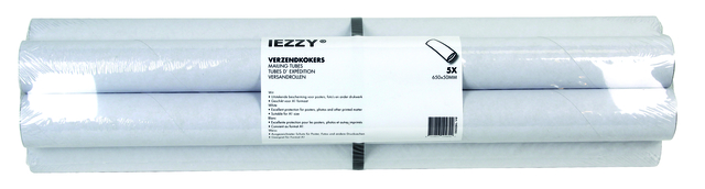 Verzendkoker IEZZY A1 650x50mm incl.doppen 5 stuks