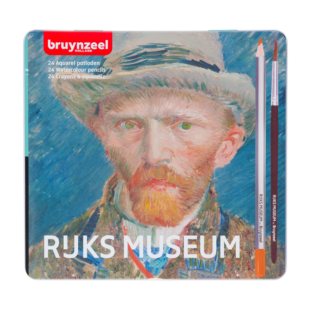 Aquarelpotlood Bruynzeel Rijksmuseum Van Gogh set à 24 stuks assorti